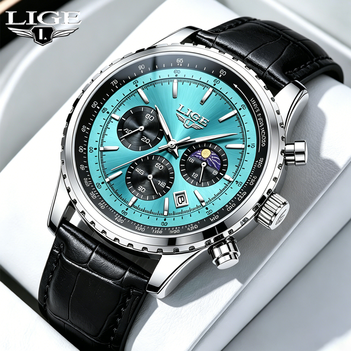 Smartwatch Branded Watches For Men - Reloj LIGE de Lujo para Hombre,