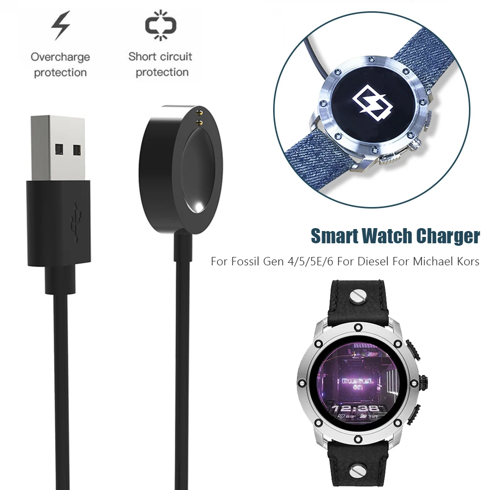 Fossil Watches Smartwatch Gen 4 - Base de carga rápida magnética USB
