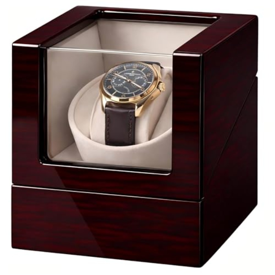 Watch Winder Single - Caja Automática para un Solo Reloj,
