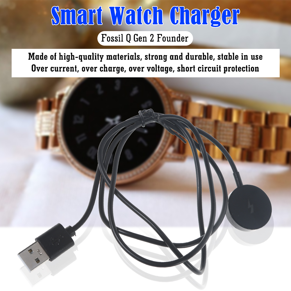 Fossil Watches Smartwatch Charger - Cargador magnético USB para reloj inteligente,