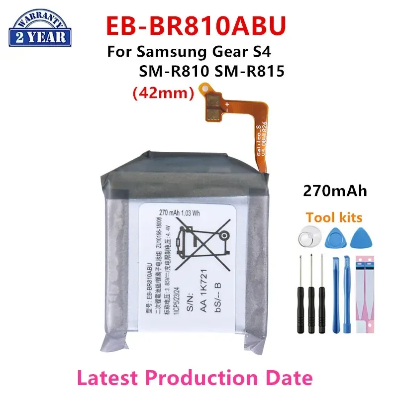 Watch R815 - Batería EB-BR810ABU para Samsung Gear S4,