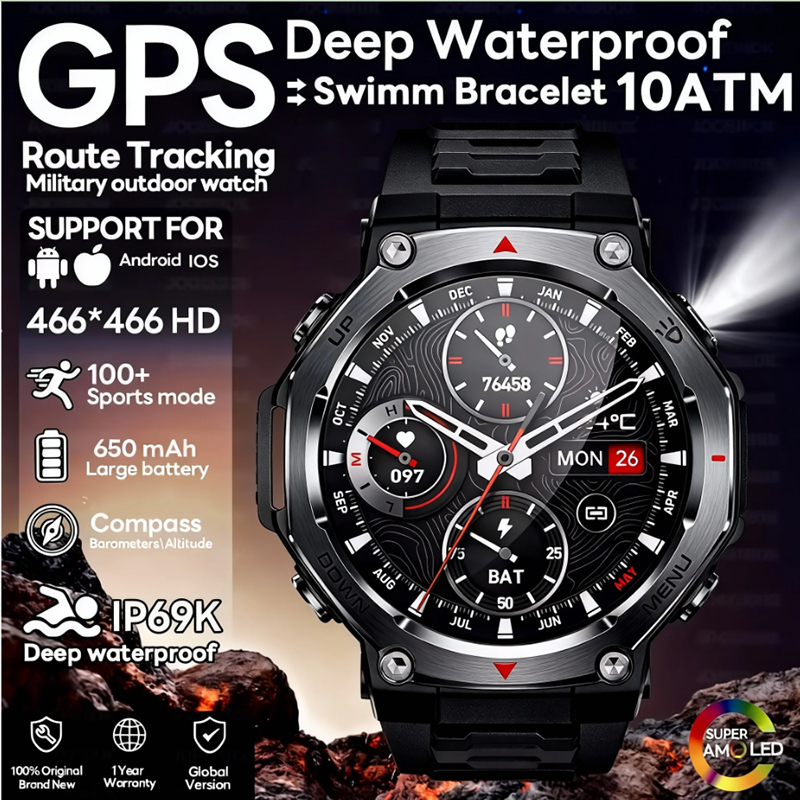 Smartwatch Watches For Men With Gps - 2026 nuevo t-rex 3 Ultra deportes