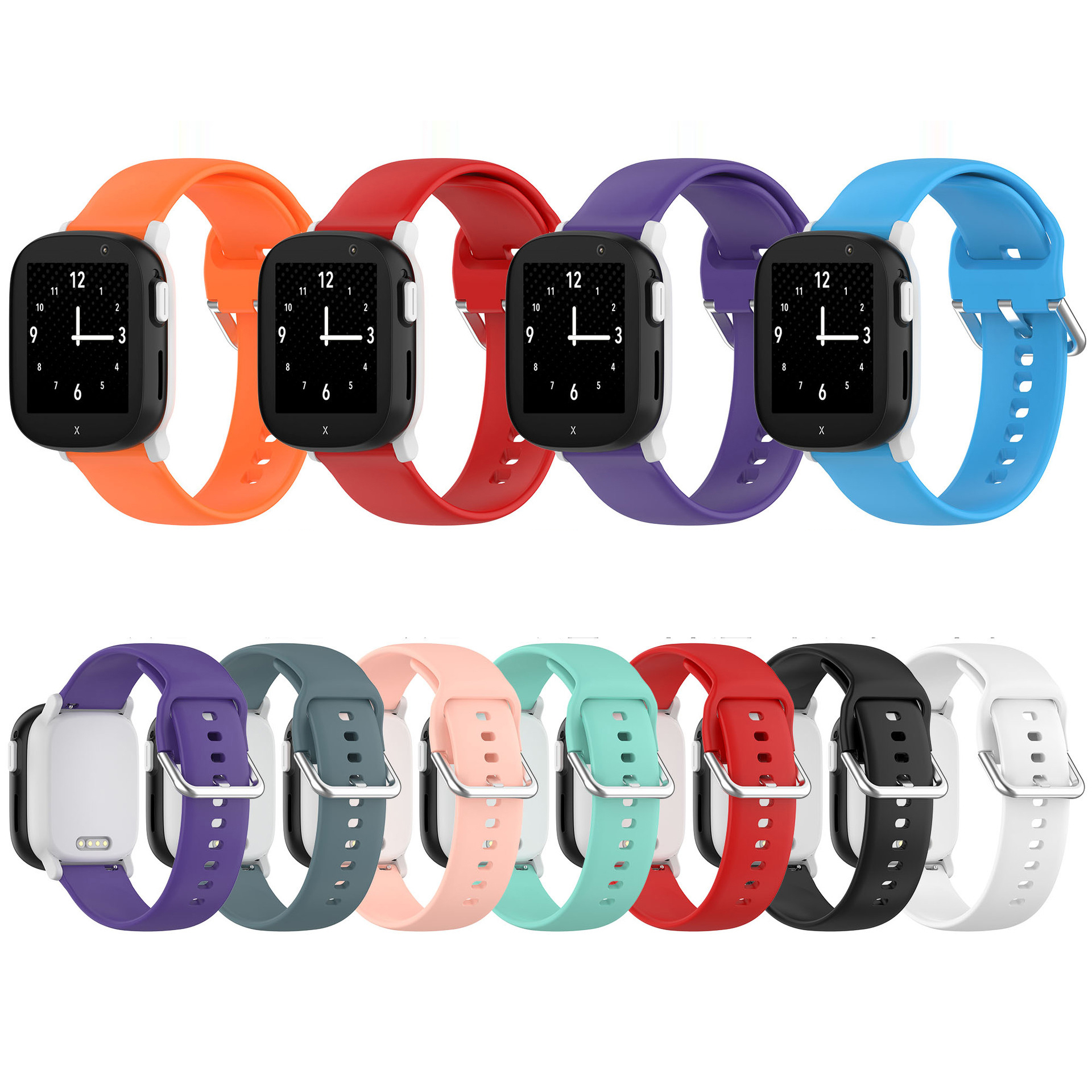Smartwatch Watches For Children - Reloj inteligente de silicona de 20mm