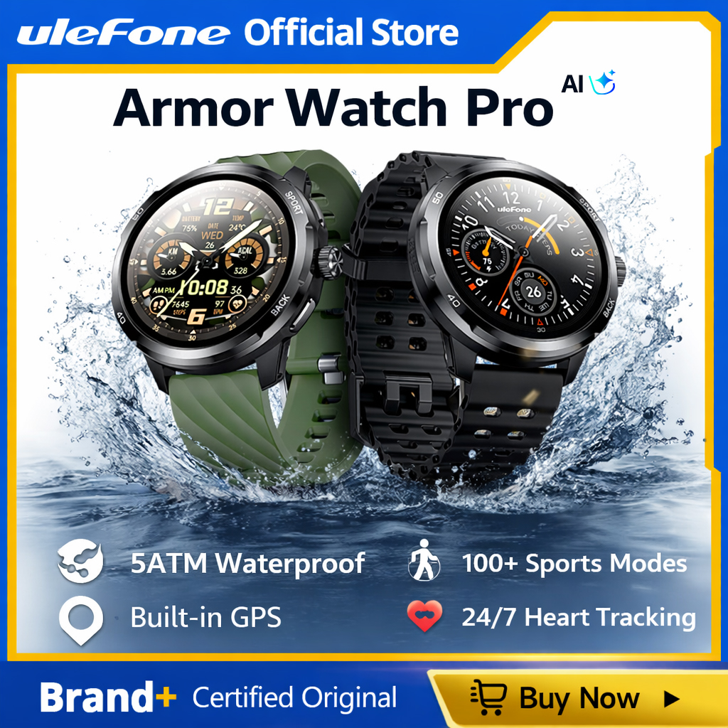 Smartwatch Watches For Men With Gps - Ulefone Armor Watch Pro Smartwatch Pantalla
