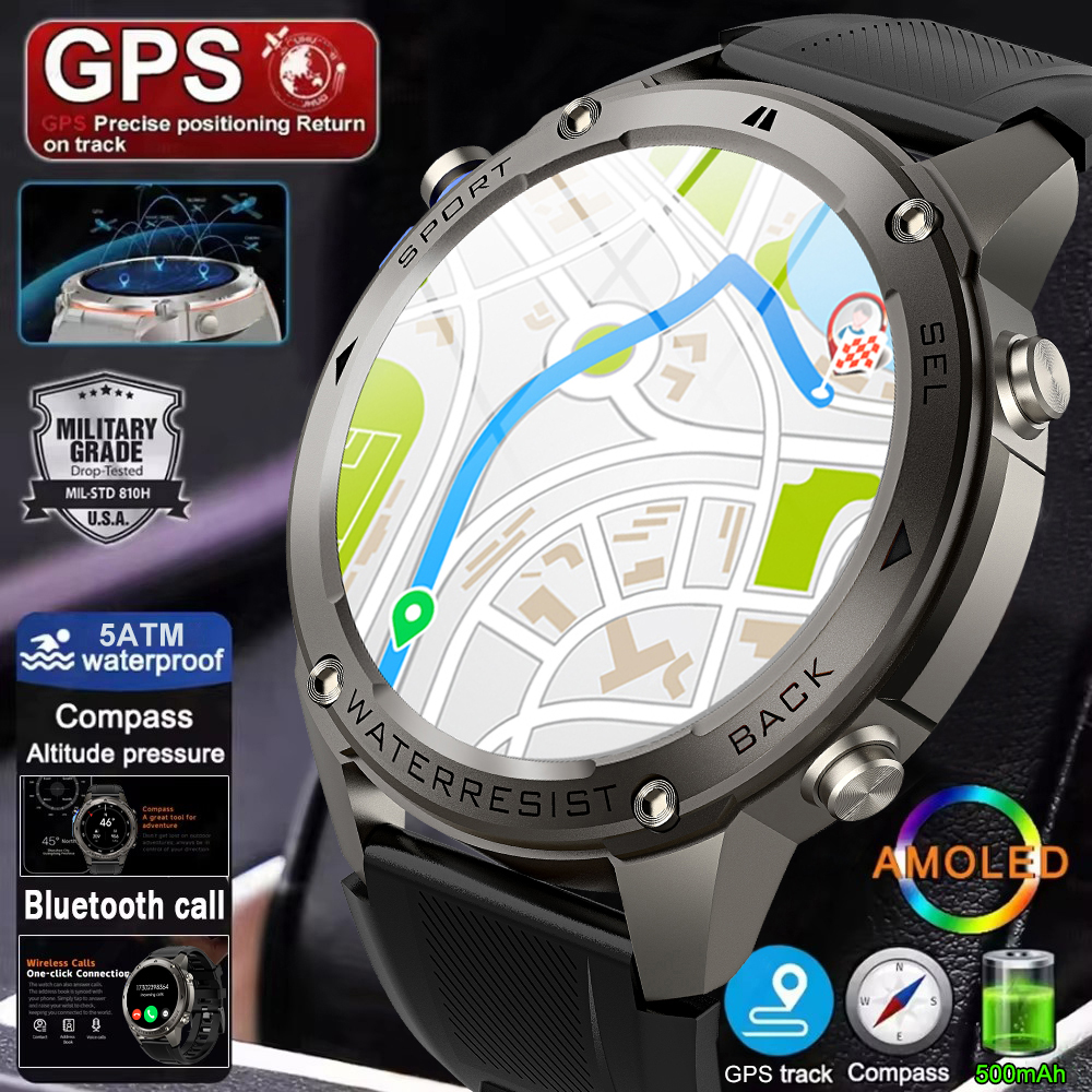 Smartwatch Watches For Men With Gps - Nuevo Reloj Inteligente GPS de Grado