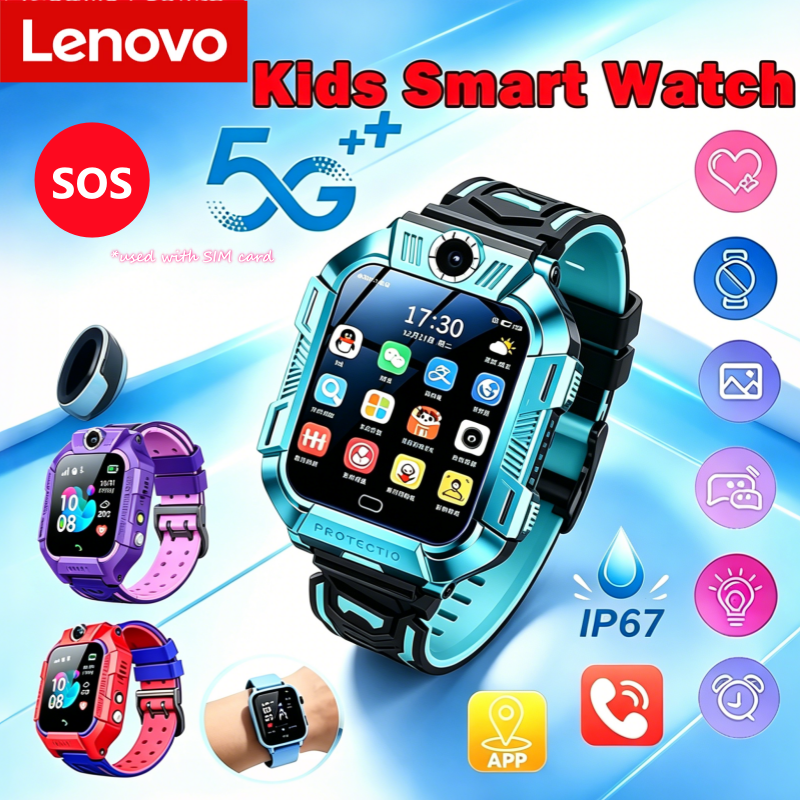 Smartwatch Watches For Kids With Gps - Reloj Inteligente Lenovo 5G para Niños