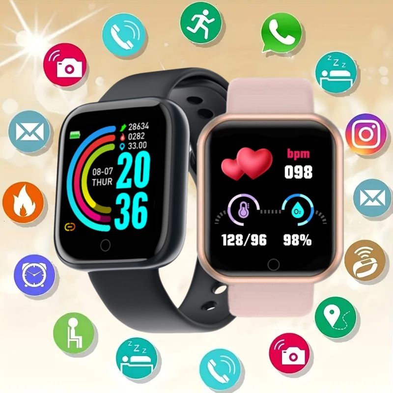 Smartwatch Watches For Children - Reloj inteligente Y68 D20 para hombres,