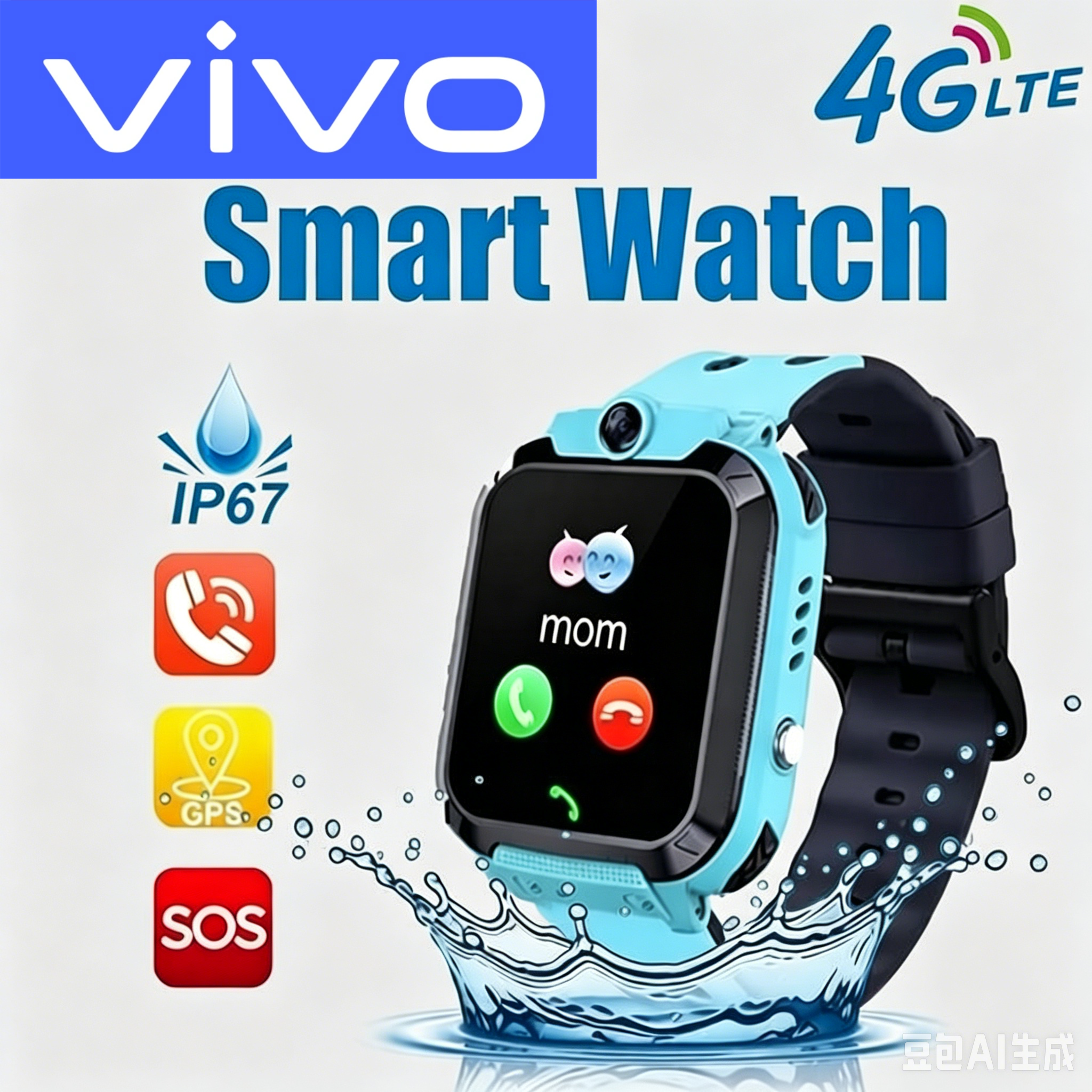 Smartwatch Watches For Kids With Gps - Reloj inteligente VIVO 4G para niños,