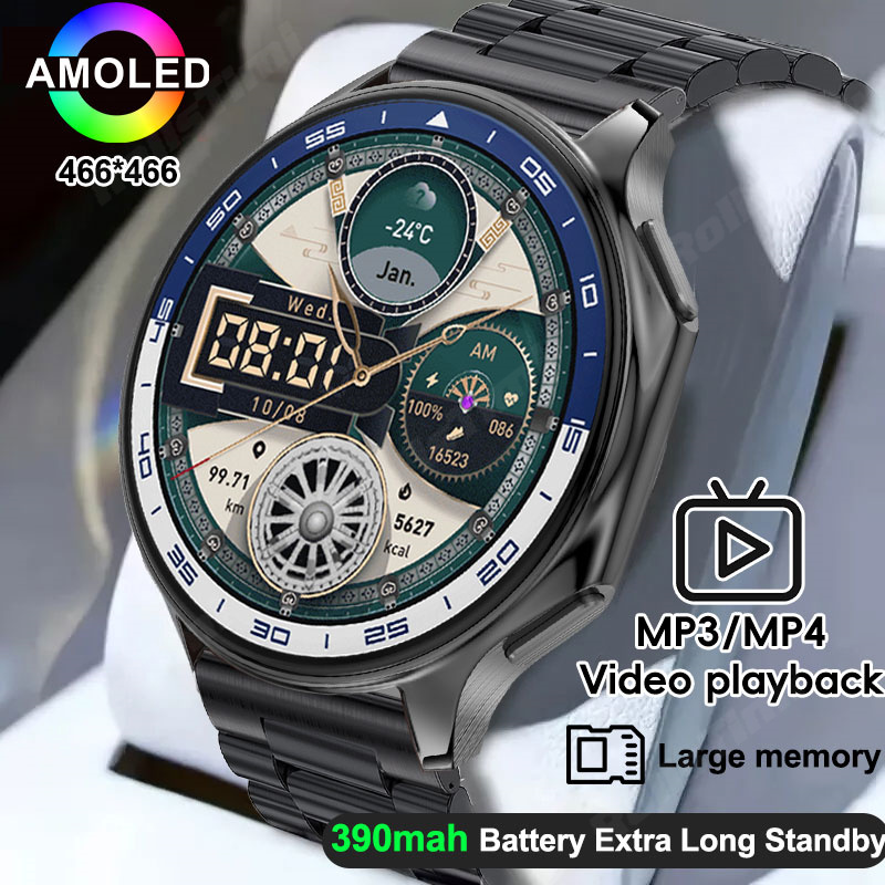 Smartwatch Oppo Watch - Reloj inteligente AMOLED 1,43 reproductor de