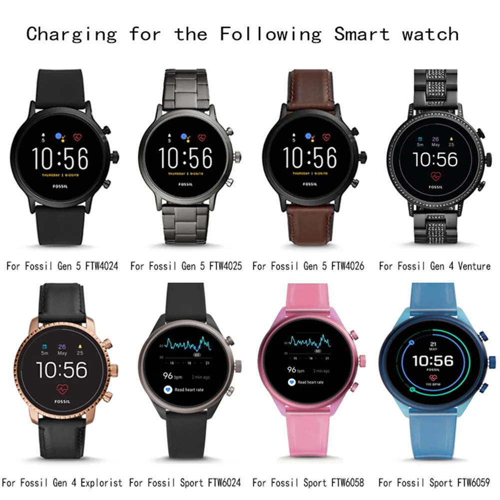 Fossil Watches Smartwatch Gen 4 - Cable de carga Fuente de alimentación