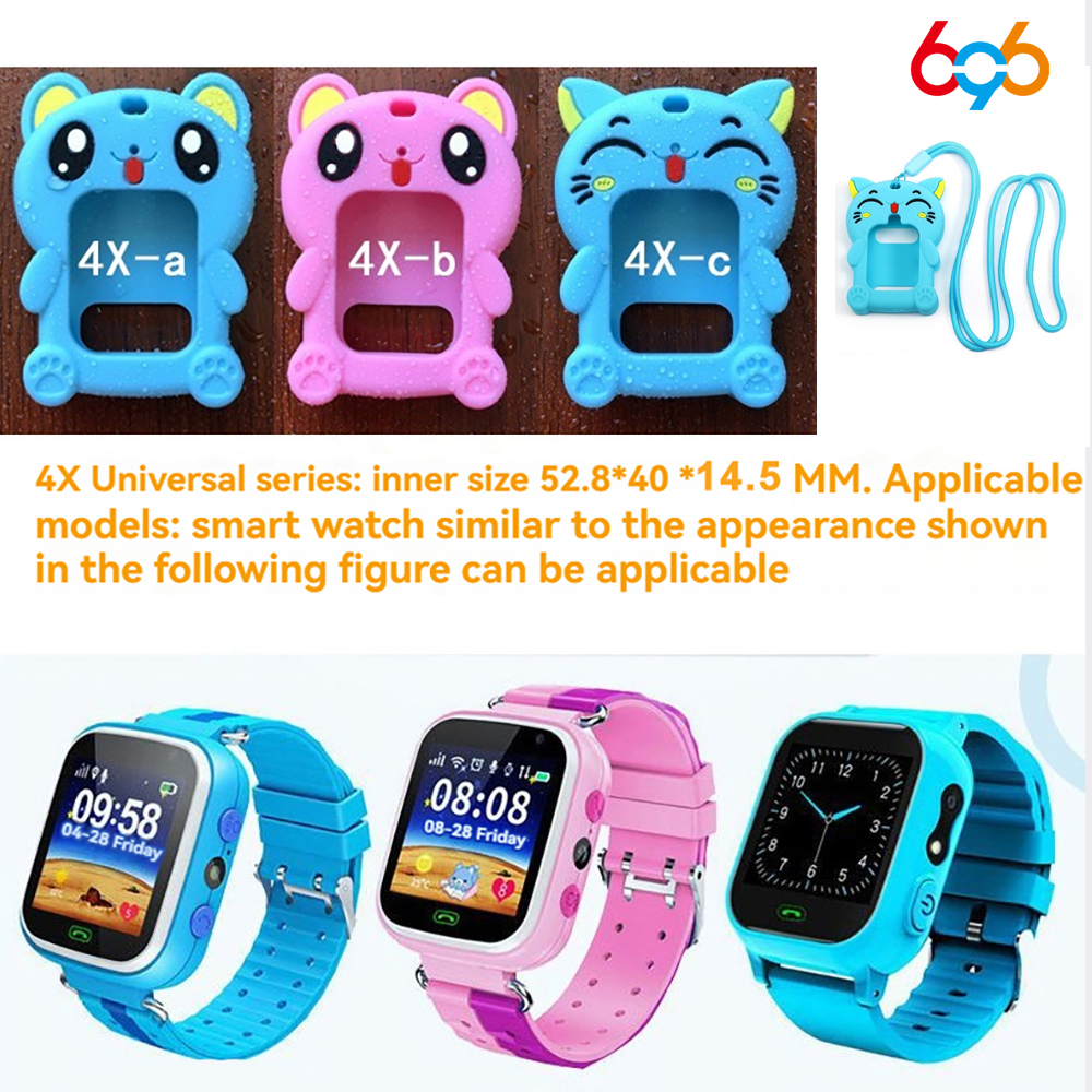 Smartwatch Watches For Children - Pulsera colgante para el cuello, funda