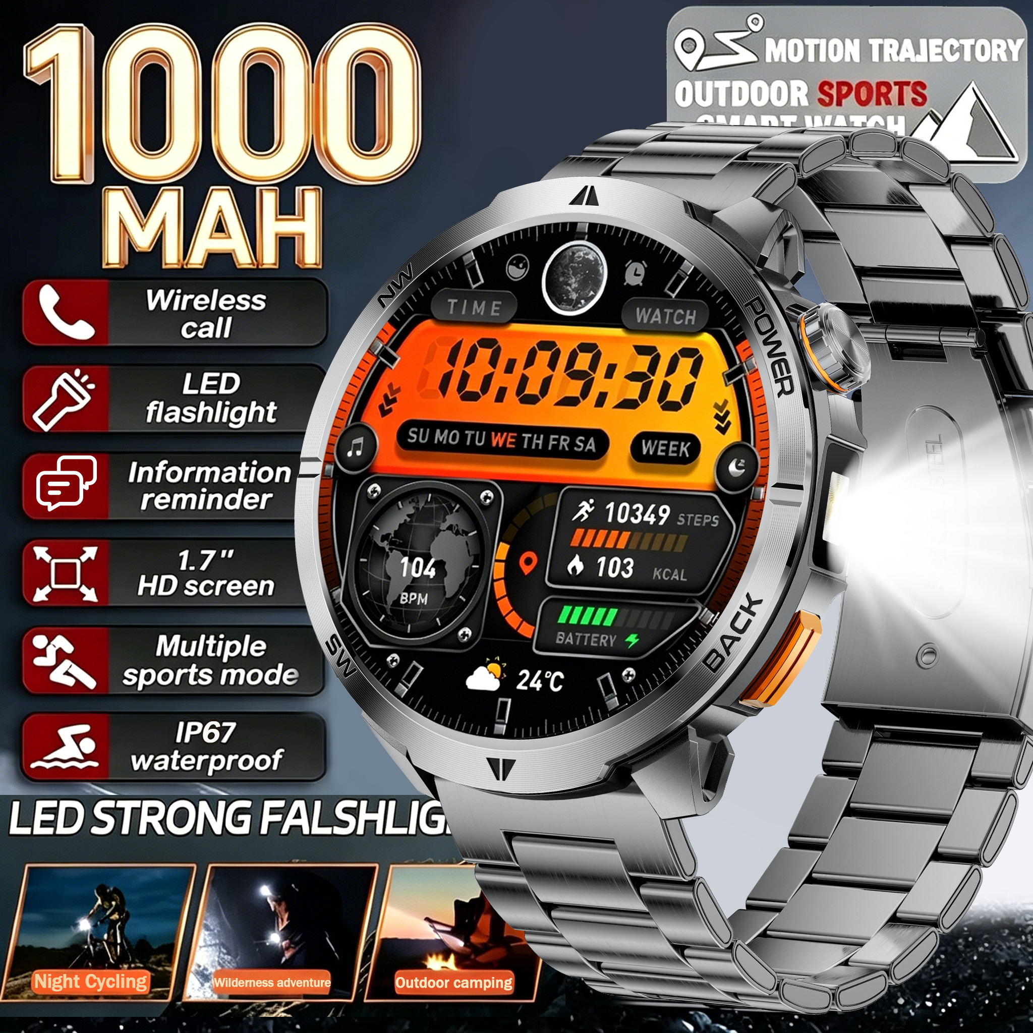 Smartwatch Watches For Men With Gps - Nuevo Reloj Inteligente T-REX3 Ultra con