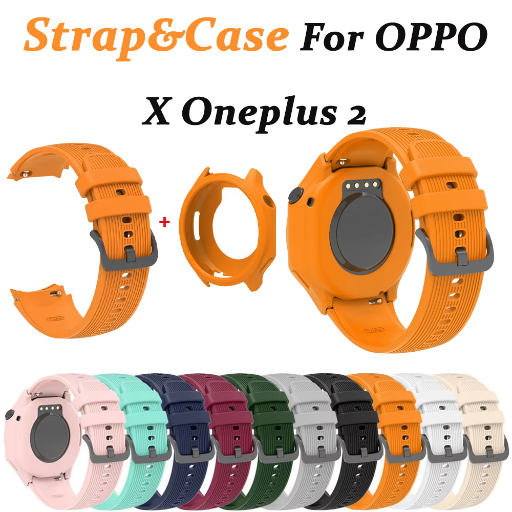 Smartwatch Oppo Watch - Funda y correa de silicona para