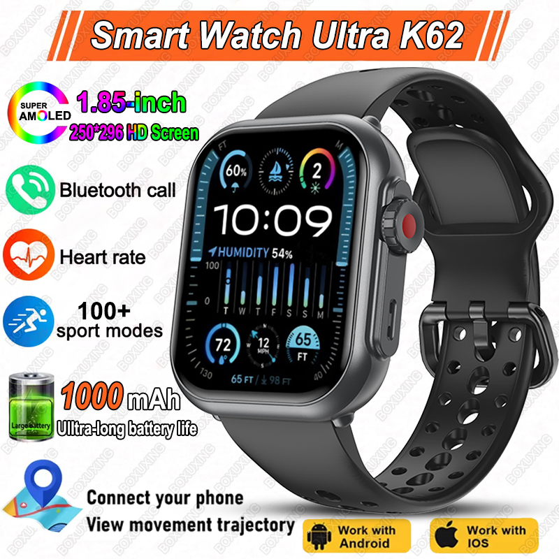 Smartwatch Watches For Men With Gps - Reloj inteligente Ultra K62 con batería
