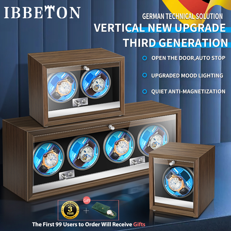 Watch Winder Single - Bobinadora de reloj de madera de