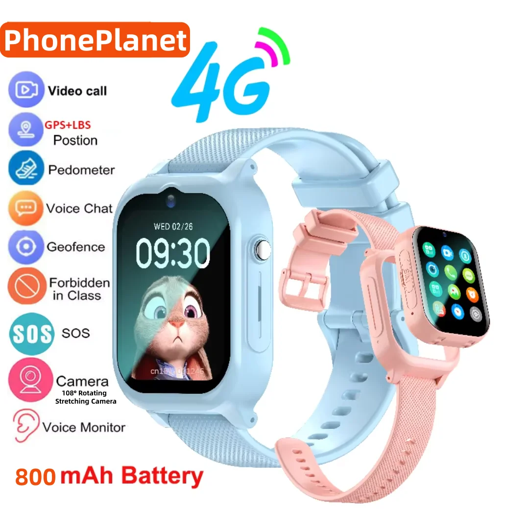 Smartwatch Watches For Kids With Gps - Reloj Inteligente 4G para Niños con