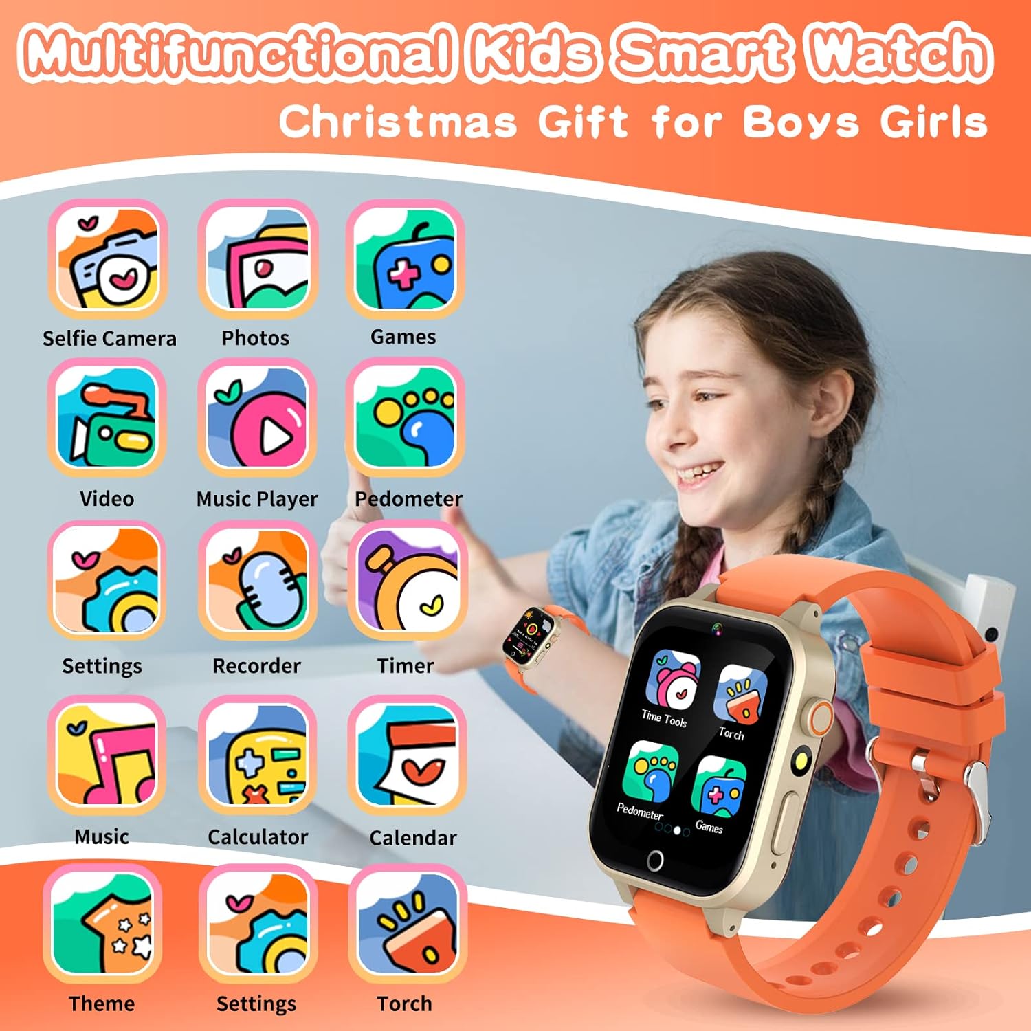 Smartwatch Watches For Kids With Gps - Juegos para niños Reloj inteligente para