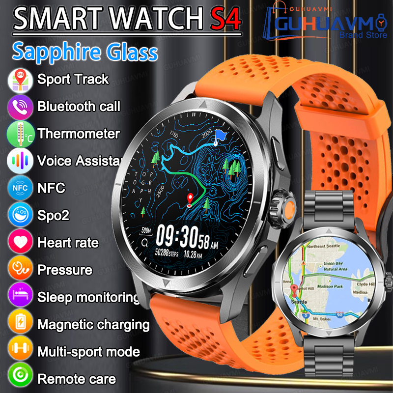 Smartwatch Branded Watches For Men - Reloj inteligente GUHUAVMI NFC para hombre,