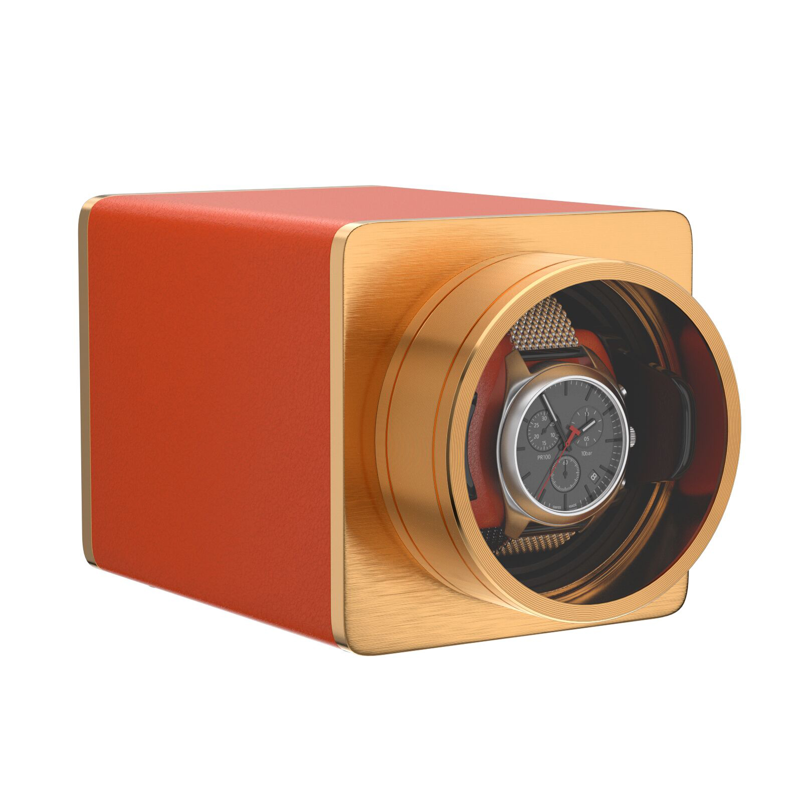 Watch Winder Single - Estuche para Reloj Automático Individual, de