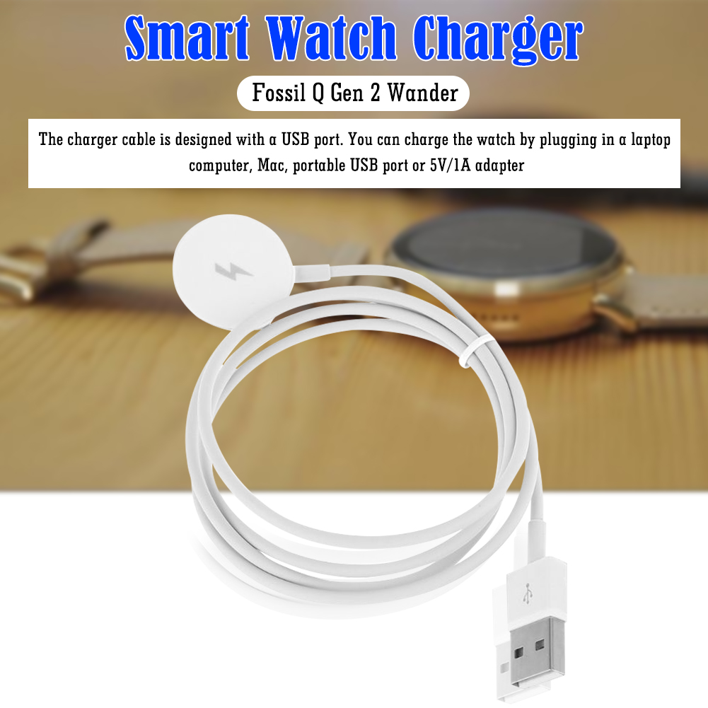 Fossil Watches Smartwatch Charger - Cable de Carga USB para Reloj,