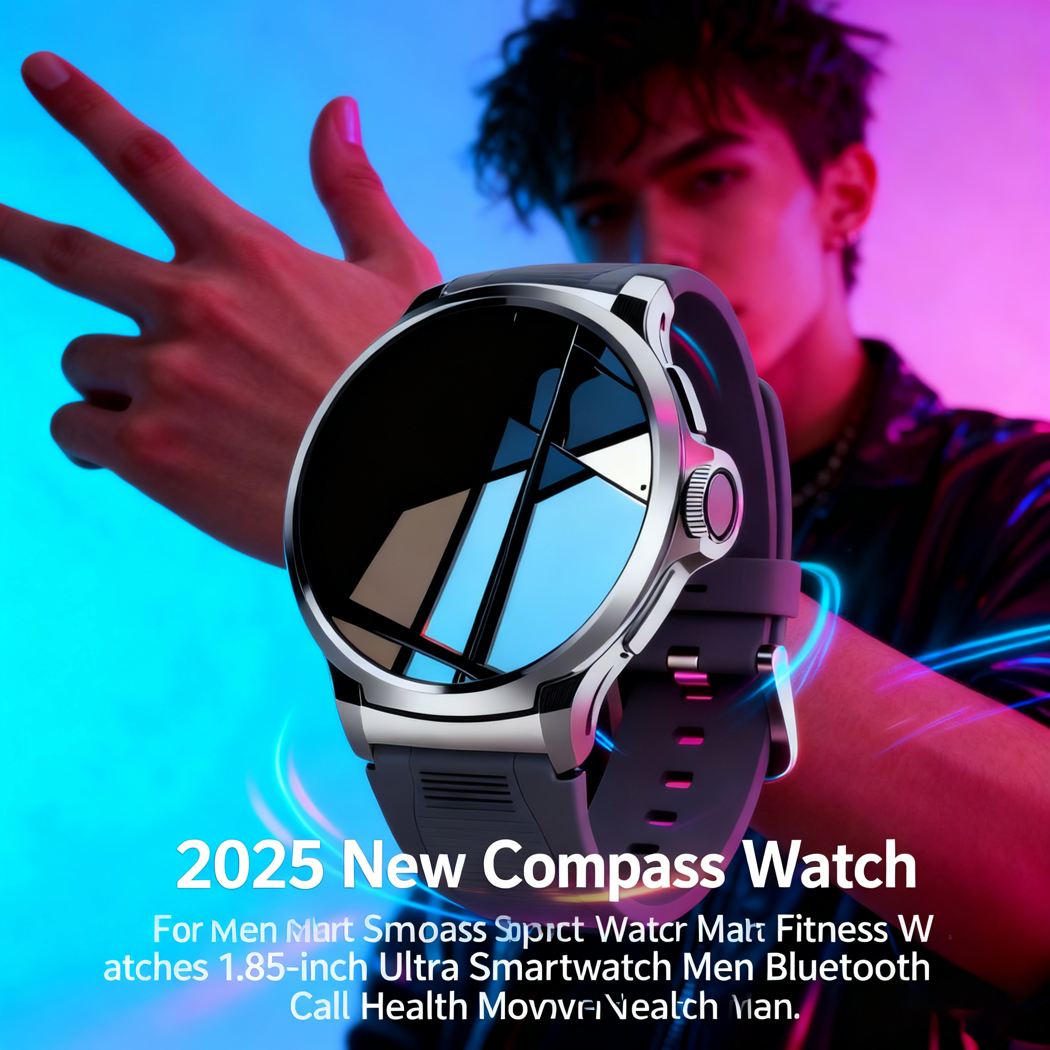 Smartwatch Watches For Men With Gps - Llamada Bluetooth 360*360 pantalla HD AMOLED