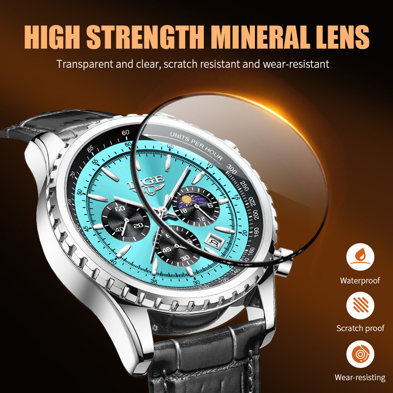 Reloj LIGE de Lujo para Hombre - Smartwatch Branded Watches For Men reseña y precio
