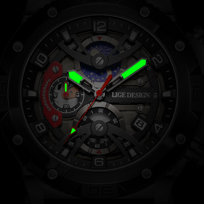 Reloj LIGE de lujo para hombre - Smartwatch Branded Watches For Men reseña y precio