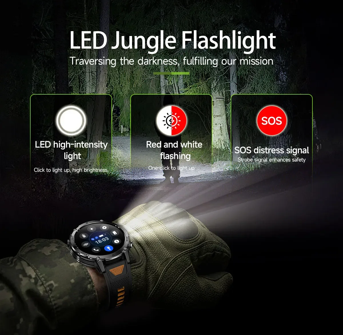 Reloj inteligente con batería  - Smartwatch Branded Watches For Men reseña y precio