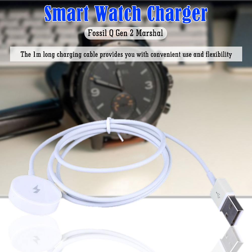 Cargador magnético USB para re - Fossil Watches Smartwatch Charger reseña y precio