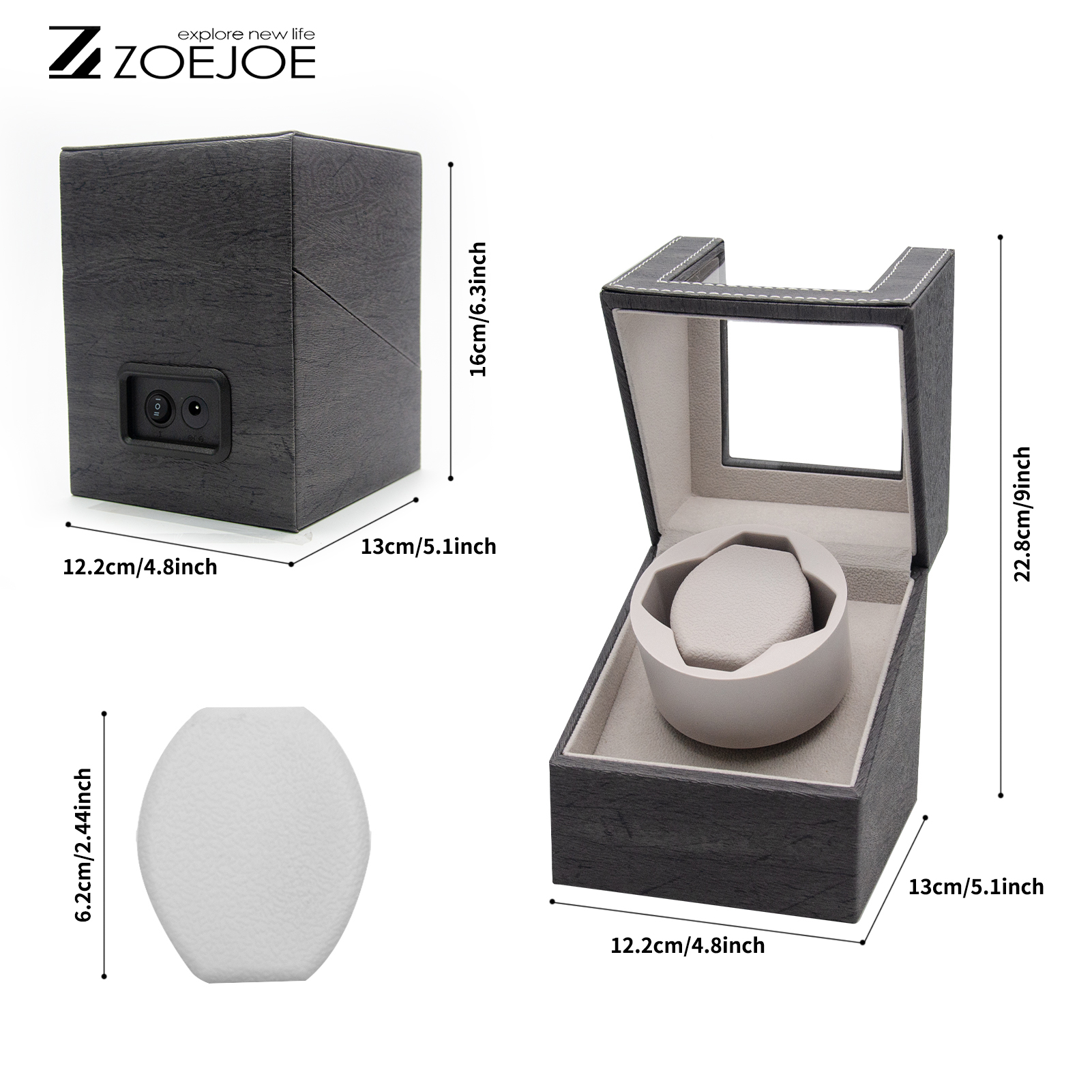 ZOEJOE Estuche para Reloj Auto - Watch Winder Single reseña y precio