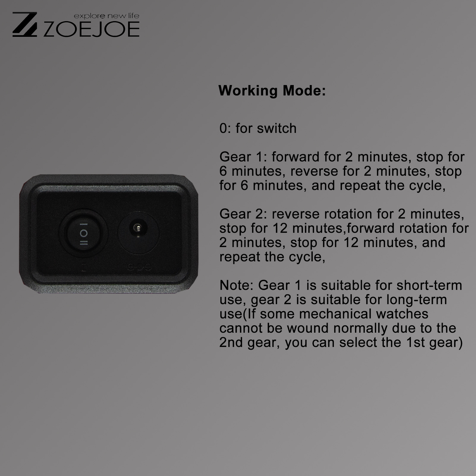 ZOEJOE Estuche para Reloj Auto - Watch Winder Single reseña y precio
