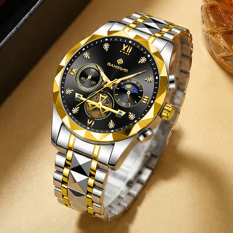 Relojes BANGWEI para hombre, m - Smartwatch Branded Watches For Men reseña y precio