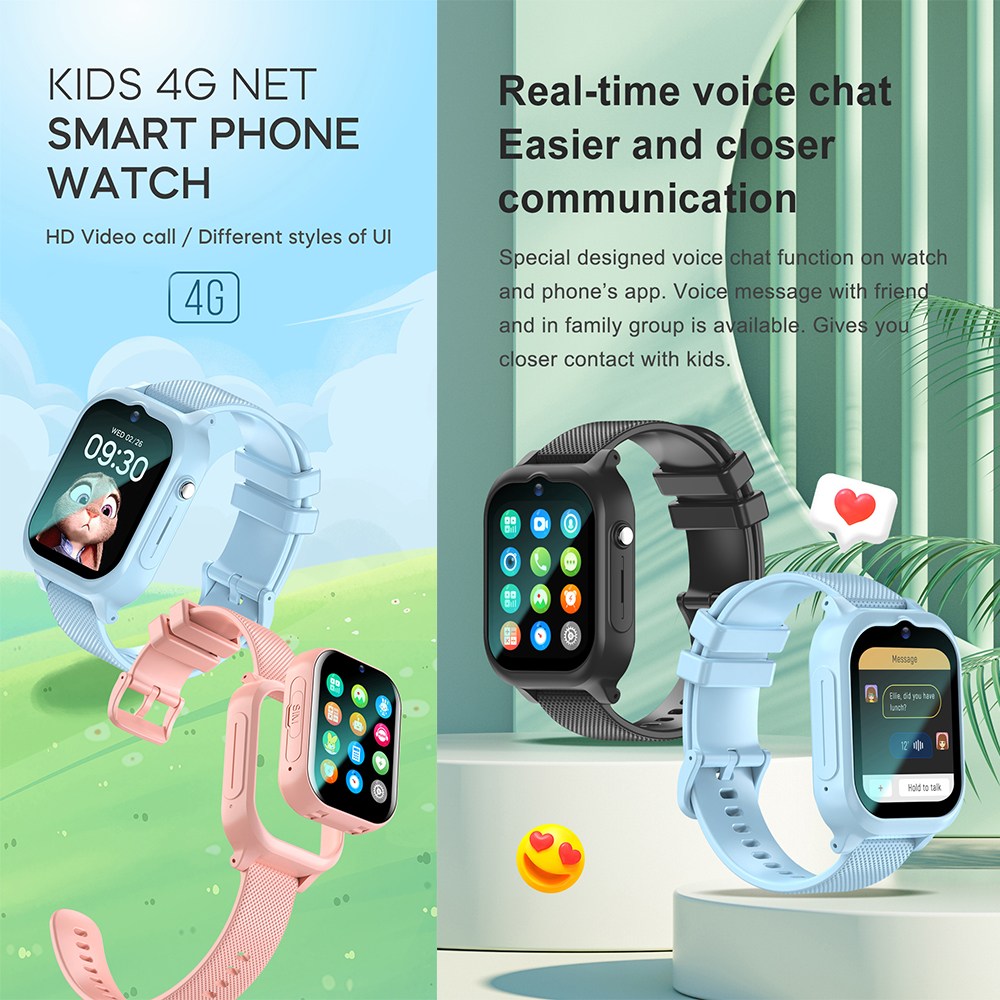 Reloj inteligente para niños 4 - Smartwatch Watches For Kids With Gps reseña y precio