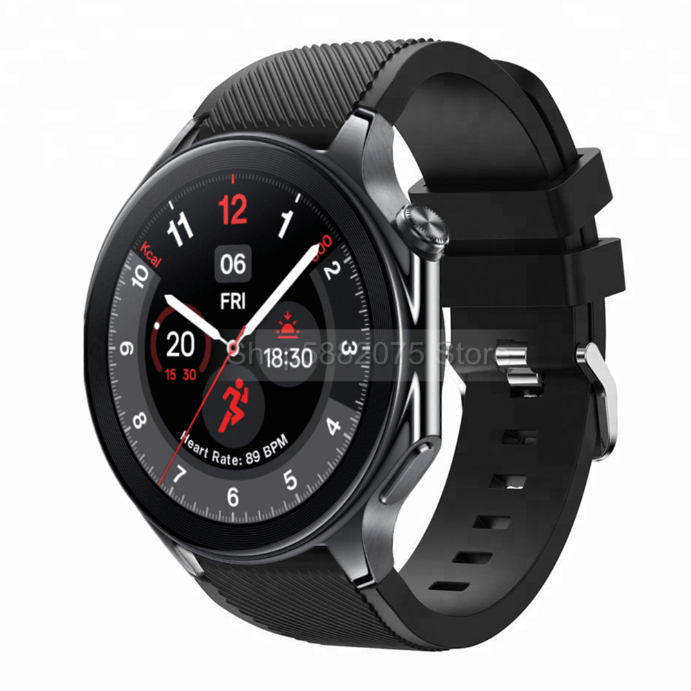 Correa de silicona de 22mm par - Smartwatch Oppo Watch reseña y precio