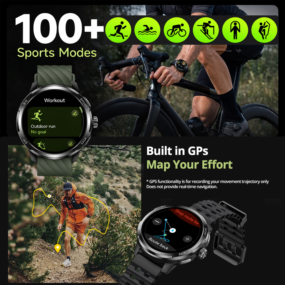 Ulefone Armor Watch Pro Smartw - Smartwatch Watches For Men With Gps reseña y precio