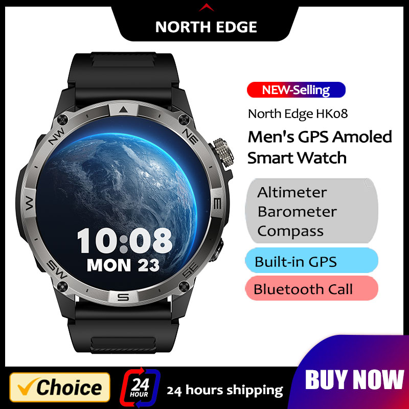 NORTH EDGE GPS reloj inteligen - Smartwatch Watches For Men With Gps reseña y precio