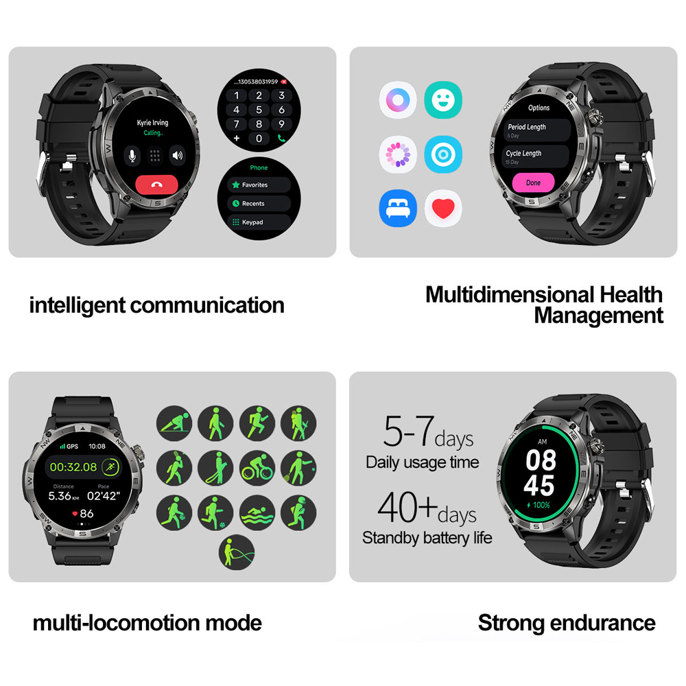 NORTH EDGE GPS reloj inteligen - Smartwatch Watches For Men With Gps reseña y precio