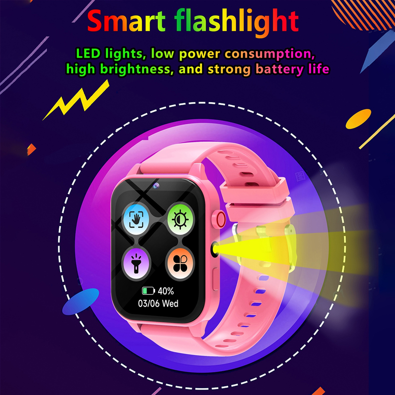 Reloj inteligente con linterna - Smartwatch Watches For Children reseña y precio
