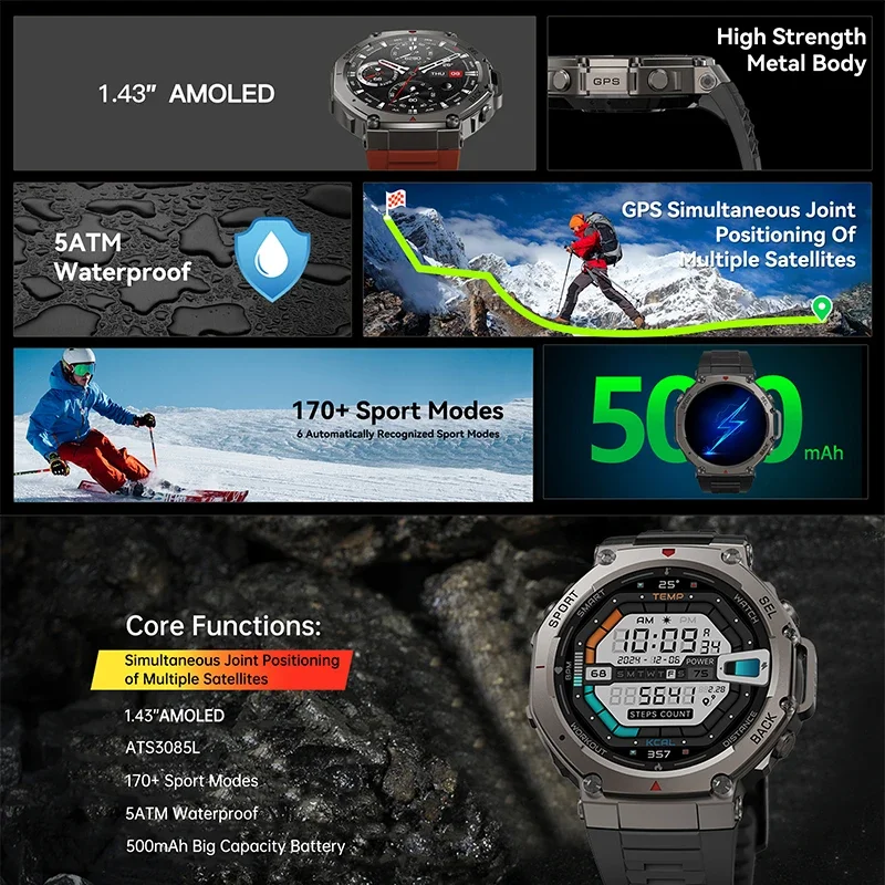 Nuevo Reloj Inteligente Milita - Smartwatch Watches For Men With Gps reseña y precio