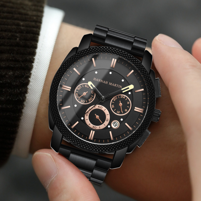 Reloj Cronógrafo Deportivo de  - Smartwatch Branded Watches For Men reseña y precio
