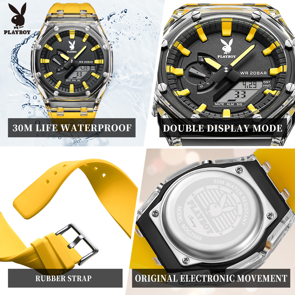 Reloj de Hombre PLAYBOY 2066 O - Smartwatch Branded Watches For Men reseña y precio