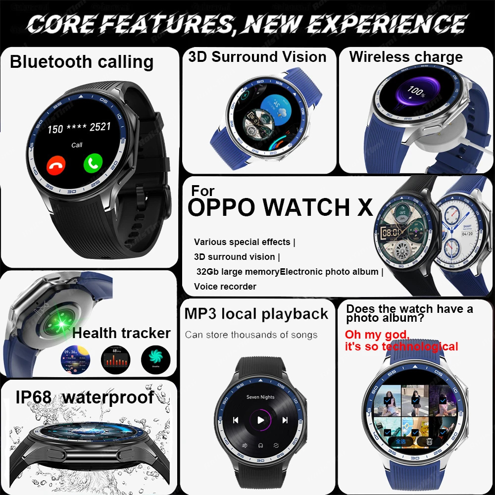 Reloj inteligente AMOLED 1,43  - Smartwatch Oppo Watch reseña y precio