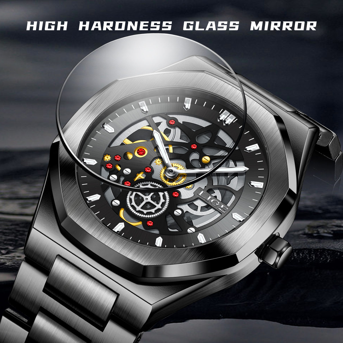 Relojes LIGE de moda para homb - Smartwatch Branded Watches For Men reseña y precio
