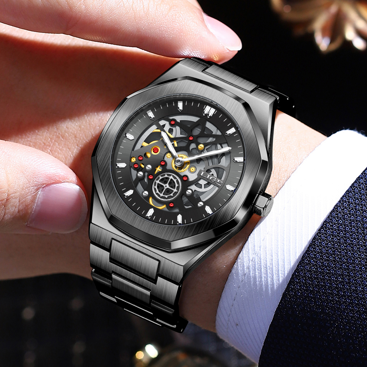 Relojes LIGE de moda para homb - Smartwatch Branded Watches For Men reseña y precio
