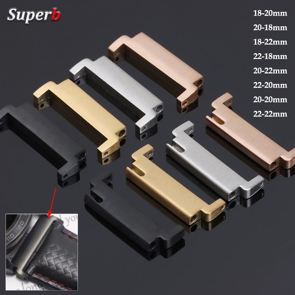 1 par de adaptadores de correa - Replacement Watch Bracelet reseña y precio