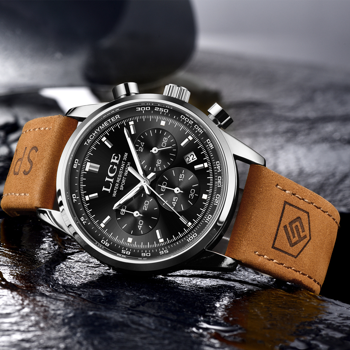 Reloj de cuarzo LIGE de la mej - Smartwatch Branded Watches For Men reseña y precio