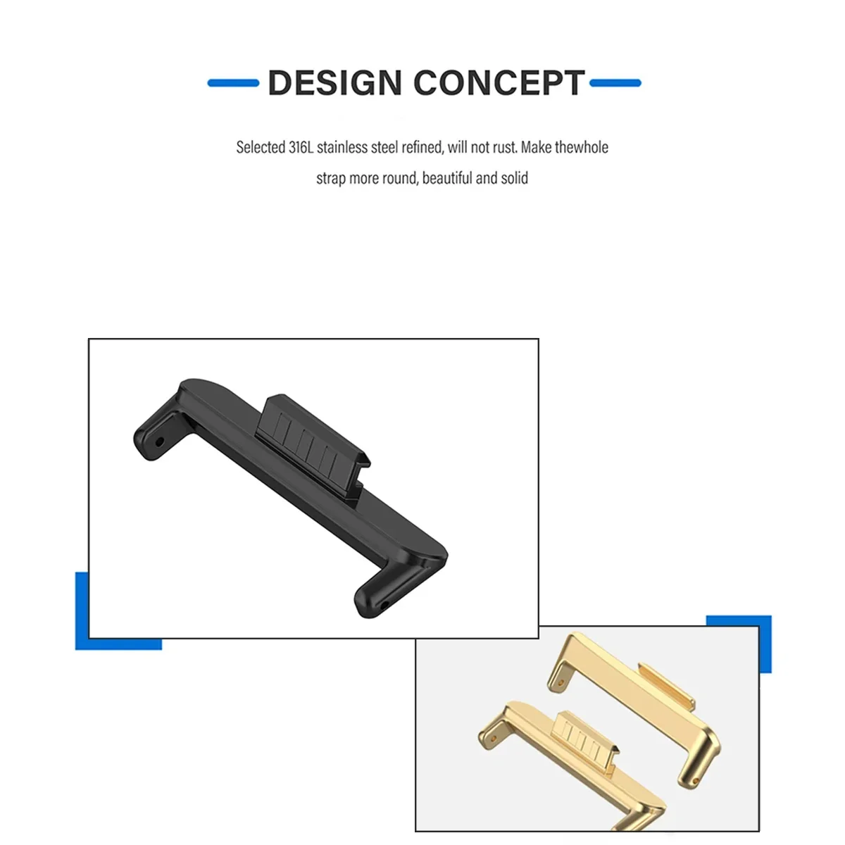Adaptador de 20mm 22mm (1 par) - Replacement Watch Bracelet reseña y precio