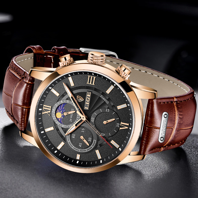 Reloj LIGE de moda para hombre - Smartwatch Branded Watches For Men reseña y precio