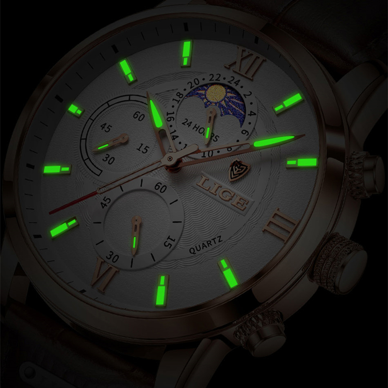 Reloj LIGE de moda para hombre - Smartwatch Branded Watches For Men reseña y precio