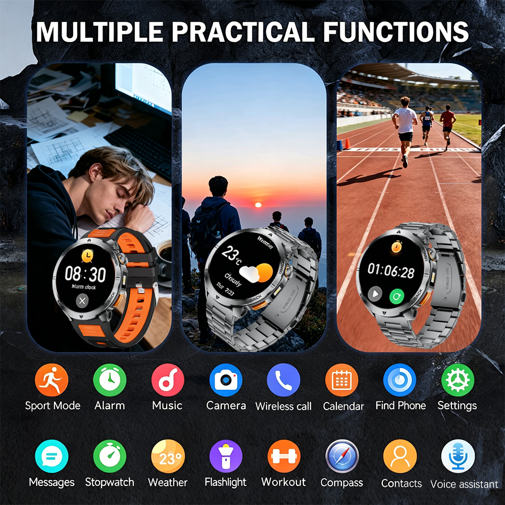 Nuevo Reloj Inteligente T-REX3 - Smartwatch Watches For Men With Gps reseña y precio